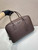Prada 2VE027 Leather work bag Sienna