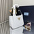 Prada 1BA349 Mini leather handbag White Gold