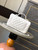Chanel AS5244 Flap Bag with Top Handle Lambskin & Lacquered Metal White