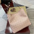 Gucci 815103 GG Emblem bucket bag Pink GG fabric