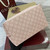 Gucci 815103 GG Emblem bucket bag Pink GG fabric