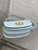 Dior M9370 Small 30 Montaigne Avenue Top Handle Bag Blue Patent leather