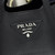 Prada 1BA349 Mini leather handbag Black Silver