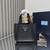 Prada 1BA349 Mini leather handbag Black Silver