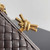 Bottega Veneta BV 776662V01D11019 Knot with Chain Dark Brown