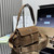 Prada Explore medium suede shoulder bag with flap 1BD394 Cocoa Brown