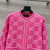 Gucci Women jacquard full-length GG wool Wool knitted cardigan G85262