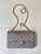 Chanel A01112 Flap Classic 11.12 Handbag Calfskin Sewing Edge Elephant Gray