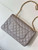 Chanel A01112 Flap Classic 11.12 Handbag Calfskin Sewing Edge Elephant Gray