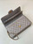 Chanel A01112 Flap Classic 11.12 Handbag Calfskin Sewing Edge Elephant Gray
