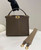 Fendi 8BN310 Peekaboo Soft Medium Dark Brown leather bag 304S
