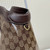 Gucci 853971 Giglio large tote bag Variation sand and brown GG fabric