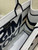 Dior M1296 Medium Dior Book Tote White and Blue Miss Dior Graffiti Embroidery