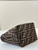 Fendi 8BS096 Roll Mini Brown FF chenille mini-bag 8655