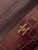 LV M84714 Louis Vuitton Crocodile pattern Wine Red