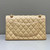 Chanel A01112 Flap Classic 11.12 Handbag Haas Lambskin & Gold-Tone Metal Apricot