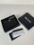 Prada 1ML050 Small leather wallet Black Silver