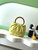 Chanel 26C AS6022 Small Hobo Lambskin Turtoise-Shell Effect Plexi & Gold-Tone Metal Yellow