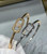 Messika Move Uno Pavé Flex Bangle White Gold Diamond Bracelet 1134-PG