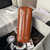 Chanel AS4959  Flap bag With top handle Shiny Lambskin & Gold-Tone Metal Brown