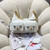 Chanel AS5302 Hobo Shiny Lambskin & Gold-Tone Metal White