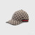 Gucci GG canvas baseball hat with Web 200035 Blue