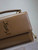 YSL 634723 SUNSET TOP HANDLE IN SMOOTH LEATHER Brown