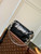 LV M25445 Louis Vuitton Slim Trunk Bag Crocodile Pattern Black