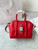 Givenchy BB50J0B00D Mini Antigona Lock Bag in Box Leather Red