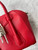 Givenchy BB50J0B00D Mini Antigona Lock Bag in Box Leather Red