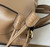 Fendi 8BZ057 Backpack Cappuccino brown leather backpack
