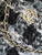 Chanel AS5689 Tweed Shearling Lambskin Black& Grey