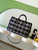 Chanel AS5689 Tweed Shearling Lambskin Black& Grey