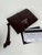 Prada 1MV204 Small shiny Leather Wallet Wine Red