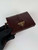 Prada 1MV204 Small shiny Leather Wallet Wine Red