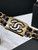 Chanel 25S Chain Belt Metal and Resin Black and White AA0902