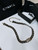 Chanel 25S Chain Belt Metal and Resin Black and White AA0902