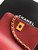 Chanel AS2214 Mini Flap Bag with Top Handle calfskin diamante gold metal Red