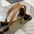Gucci 815212 GG Emblem maxi tote bag Beige and dark brown