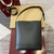 Gucci 833660 Gucci 73 Medium Bucket Bag Black smooth leather