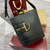 Gucci 833660 Gucci 73 Medium Bucket Bag Black smooth leather