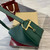 Gucci 862530 Gucci Half Horsebit Large Shoulder Bag Green