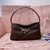 MiuMiu 5BC182 Aventure nappa leather Small bag Dark Brown