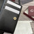 Gucci 847208 GG Emblem small wallet Rosso Black GG leather