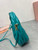 MiuMiu 5BC125 Small Matelassé nappa leather handbag Dark Green