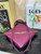 Loewe Medium Puzzle Fold tote in shiny calfskin A657G50X01 Wine Red