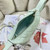 Chanel AS4386 Clutch with chain Grained Shiny Calfskin Ligth Green