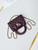 Chanel AS4416 Mini Shopping Bag shiny aged Calfskin Gold tone metal Wine Red