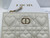 Dior S4208 Dior Caro Dahlia Wallet Macaron White Cannage Lambskin with Heart Motif
