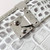 LV M25445 Louis Vuitton Slim Trunk Bag Crocodile Pattern White